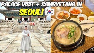 Hanbok Experience at Gyeongbokgung Palace + Eating Samgyetang!  | Jm Banquicio