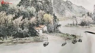 Beautiful scenery- Chinese art painting