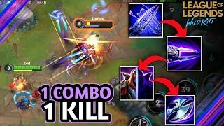 FULL ZED COMBO | Wild Rift Challenger Gameplay