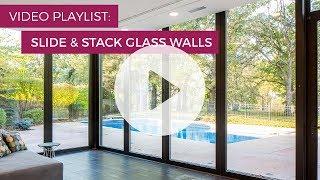 No Post Corner Stacking Glass Wall by Solar Innovations, Inc.