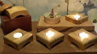 Woodturned 2x4 Tea Light Holder Votive Cheap and Easy Gift!