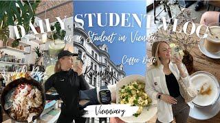 DAILY STUDENT VLOG as a Student in Vienna I Brunch, Coffee Date, Running I KathaMariie