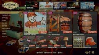 Fallout 76 9/22/20 New atom shop items