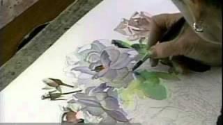 Painting Roses in Crystal