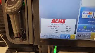 Toshiba Self Checkout at Acme Sav-On #7982, 531 High St, Mt Holly NJ