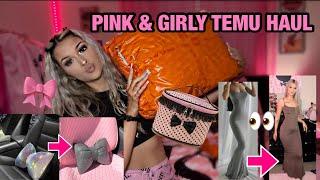 TEMU HAUL 2023 | PINK, GIRLY, & AFFORDABLE!! ALL UNDER $15