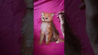 Creating a Charming Cat Design on a T-Shirt | Artistic Process Revealed