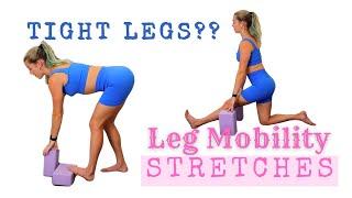 Pilates for Leg Mobility | Stretches for tight back of legs and tight front of hips