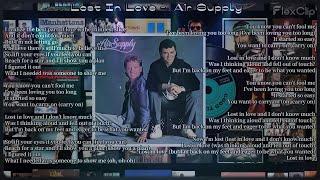 Lost In Love  - Air Supply (Lyrics) - Greatest Hits Golden Oldies but Goodies