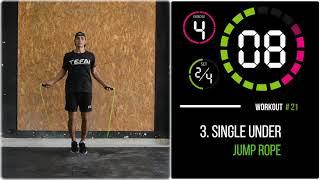 35 MINUTOS SALTANDO LA CUERDA | JUMP ROPE AVANZADO | WORKOUT # 21