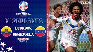 HIGHLIGHTS | Ecuador vs Venezuela | Copa América 2024 - J1 | TUDN