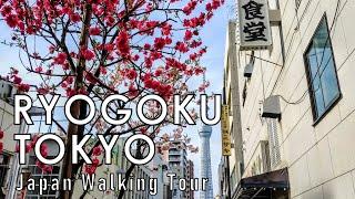 Japan walking tour in Tokyo Ryogoku 2024 4K 60fps HDR