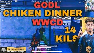 GODL CHIKEN DINNER IN WWCD With 14 KILLS |  Jonathan Vs Scout Fight Again In WWCD