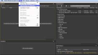 Encoding Multiple Sequences in Adobe Media Encoder CC