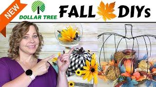 STUNNING Dollar Tree FALL DIYs - High End Table Decor - Autumn Centerpieces