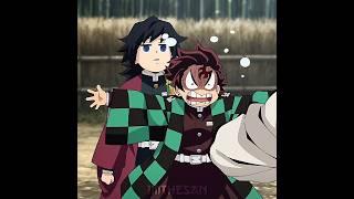 Tanjiro protecting Giyu #fyp #kny #foryou #demonslayer