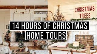 50 Antique Farmhouse Christmas Home Tours ( Music Only For TV Viewing)