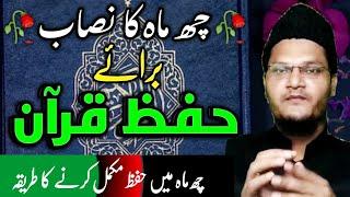 6 maah ka Nisab Baraye Hifz E Quran | چھ ماہ کا نصاب برائے حفظ قرآن | Muqarrir TV #hifzequran