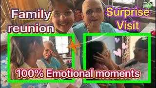 Most emotional surprise family reunion (अप्रत्याशित पारिवारिक पुनर्मिलन) #surprise #reunion