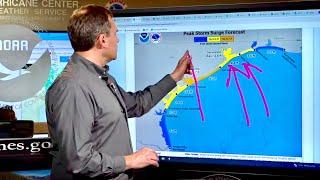 Afternoon Update on Tropical Storm Beryl from NHC in Miami, FL (July  7, 2024)