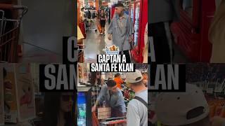 Santa Fe Klan con su Novia en un supermercado  #santafeklan #rap #humildad #ramexicano