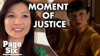 ‘Hollywood’ star Michelle Krusiec fights back tears over ‘moment of justice’ | Page Six News