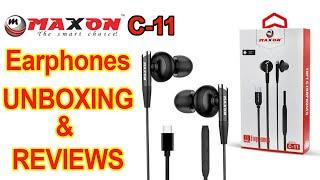 Maxon C-11 Best Earphones in Pakistan Unboxing & Reviews #unboxing #maxon #earphone #shorts