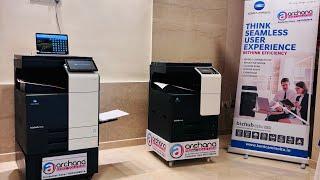 Konica Minolta C251i unbox installation | konica minolta C251i Bizhub C251i 12 x 18 color printer