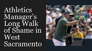 Athletics Manager's Long Walk of Shame in West Sacramento