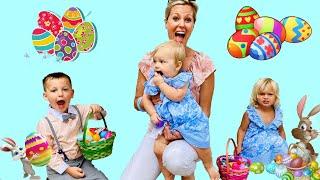 Team Tosh has HUGE Kids Easter Egg Hunt | Kids Celebrate Easter