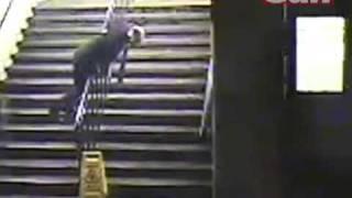 Drunk falling down the stairs in London after the Savoy360p H 264 AAC