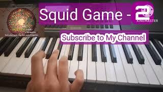 mingle game song SQUID GAME Season 2 - EASY Piano Tutorial |Aavesham Piano|squid game2 pianotutorial