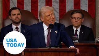 Trump says US is 'just getting started' in joint session address | USA TODAY