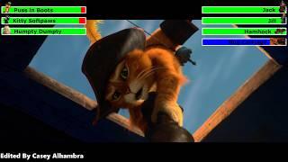 Puss in Boots (2011) Magic Bean Heist with healthbars