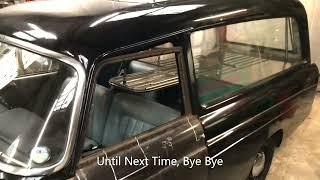 Challenging coach built door modification, Austin A60 Hearse. How it was done in the 60s