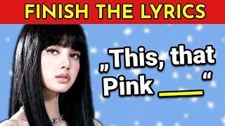 FINISH THE LYRICS - Most Popular K-POP Songs  | Music Quiz