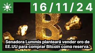 Senadora Lummis planteará vender oro de EE.UU para comprar Bitcoin como reserva.