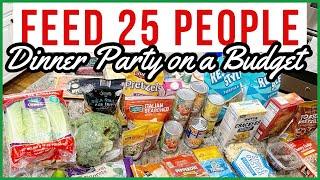 DINNER FOR 25 ON A BUDGET // EASY RECIPES TO FEED A CROWD