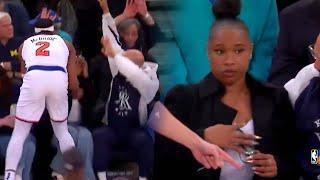 Jennifer Hudson Gets CRASHED INTO During NBA Game