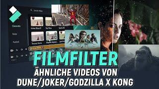 Filmoras neuester Filmfilter: Dune/Joker/Godzilla x Kong