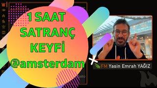 AMSTERDAM'da 1 SAAT SATRANÇ KEYFİ #nonstopchess