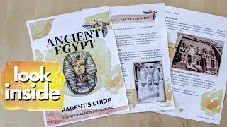  ANCIENT EGYPT UNIT STUDY - a look inside our homeschool unit study 