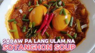 SIKRETO NG SIMPOL AT NAPAKASARAP NA EGG SOTANGHON SOUP REVEAL