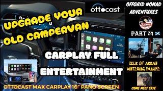 EPIC Pano 10” Ottocast Ottoscreen  Max  Full Media Entertainment for RV Cars etc Carplay