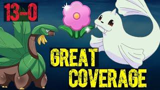 13-0: TROPIUS & DEWGONG = COVERAGE MONSTERS | SPRING CUP POKEMON GO