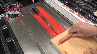 Burns Tools SawStop Demo