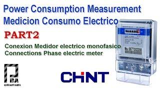 Power Consumption Measurement - Medicion Consumo Electrico  Part 2 Chint DS666: PDAControl