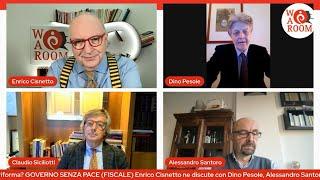 War Room di Enrico Cisnetto con Dino Pesole, Alessandro Santoro e Claudio Siciliotti