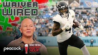 Snatch up RBs Tank Bigsby, Isaiah Davis ahead of playoffs | Fantasy Football Happy Hour | NFL on NBC