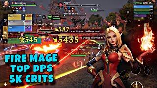 Fire Mage / Flame Mage Top DPS in Shadow Witch Normal Raid | TARISLAND